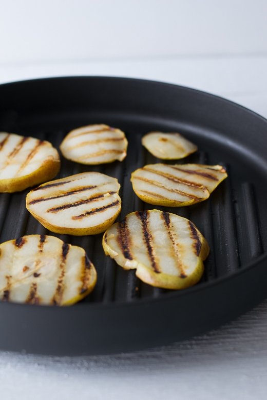 grilled pears