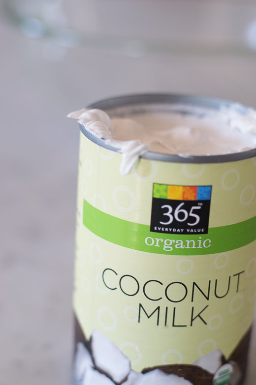 coconut milk can